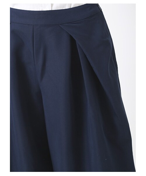 E hyphen world gallery(イーハイフンワールドギャラリー)の「タックミモレ丈パンツ(パンツ・レディース・ピンク/ベージュ/ネイビー・F)」の7枚目の写真