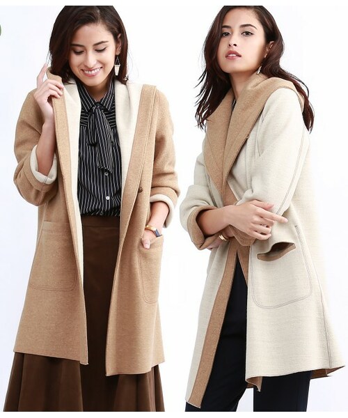 ROPE'  2Wayリバーシブルコーディガン ROPE'（ロペ）の「2Wayリバーシブルコーディガン（）」 - WEAR