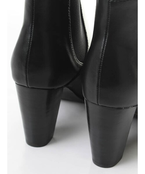 31 Sons de mode（トランテアン　ソン　ドゥ　モード）の「チェルシーブーツ（サイドゴアブーツ）（シューズ・レディース・ブラック・S/M/L）」の5枚目の写真