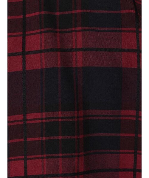 31 Sons de mode（トランテアン　ソン　ドゥ　モード）の「チェックティアードノースリワンピース（ワンピース/ドレス・レディース・レッド/グリーン・36）」の9枚目の写真