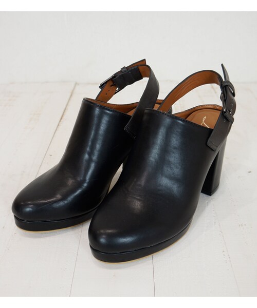 laboratory work（ラボラトリーワーク）の「【laboratory work】バックベルトサボ（シューズ・レディース・ブラック/キャメル/カーキ・M/L）」の6枚目の写真