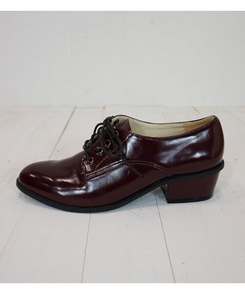laboratory work（ラボラトリーワーク）の「【laboratory work】オックスフォード（シューズ・レディース・ブラック/ボルドー/ネイビー・M/L）」の10枚目の写真
