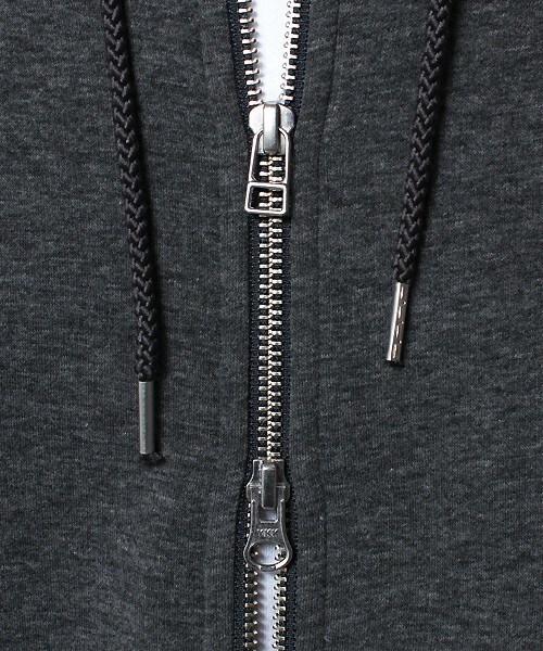 UNION STATION（ユニオンステーション）の「smart【スマート】　12月号　P88　成宮 寛貴さん着用商品　ミニ裏毛仕様　シンプルZIPラグランパーカー（パーカー・メンズ・ホワイト/チャコールグレー/ネイビー/ワイン/ブラック・MEDIUM/LARGE/LL）」の11枚目の写真