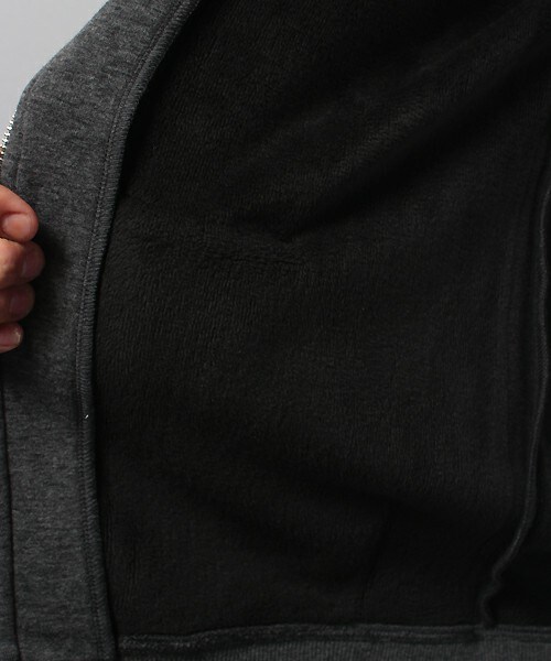 UNION STATION（ユニオンステーション）の「smart【スマート】　12月号　P88　成宮 寛貴さん着用商品　ミニ裏毛仕様　シンプルZIPラグランパーカー（パーカー・メンズ・ホワイト/チャコールグレー/ネイビー/ワイン/ブラック・MEDIUM/LARGE/LL）」の13枚目の写真