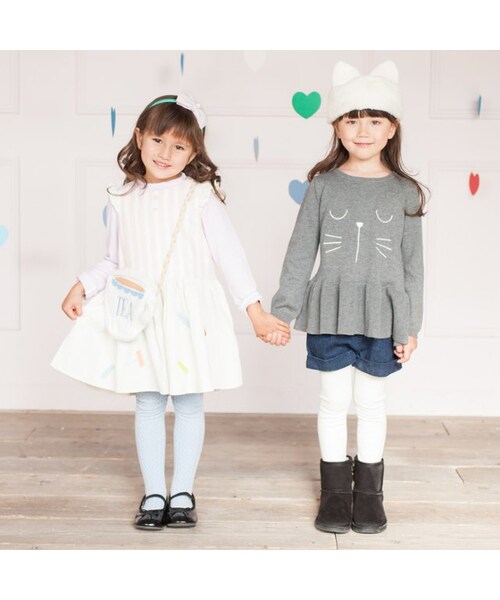 apres les cours(アプレレクール)の「レースリボンショートパンツ(パンツ・キッズ・ベージュ/ブルー/カーキ/ネイビーブルー・80/90/100/110/120/130/140)」の16枚目の写真