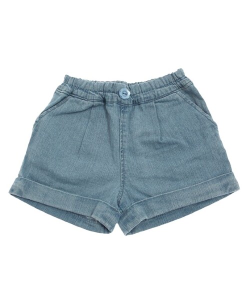 apres les cours(アプレレクール)の「レースリボンショートパンツ(パンツ・キッズ・ベージュ/ブルー/カーキ/ネイビーブルー・80/90/100/110/120/130/140)」の2枚目の写真