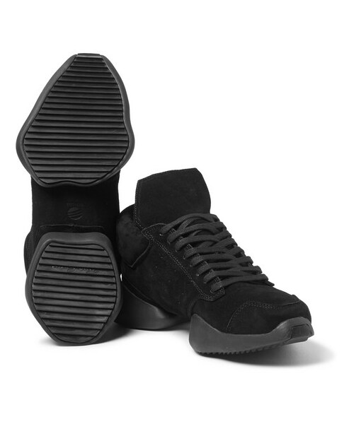 Rick Owens（リックオウエンス）の「+ adidas Suede Sneakers（シューズ・メンズ・Black・UK 5 (EU 39)/UK 6 (EU 40)/UK 7 (EU 41)/UK 7.5 (EU 41.5)/UK 8 (EU 42)/UK 8.5 (EU 42.5)/UK 9 (EU 43)/UK 9.5 (EU 43.5)/UK 10 (EU 44)/UK 10.5 (EU 44.5)/UK 11 (EU 45)/UK 12 (EU 46)）」の7枚目の写真