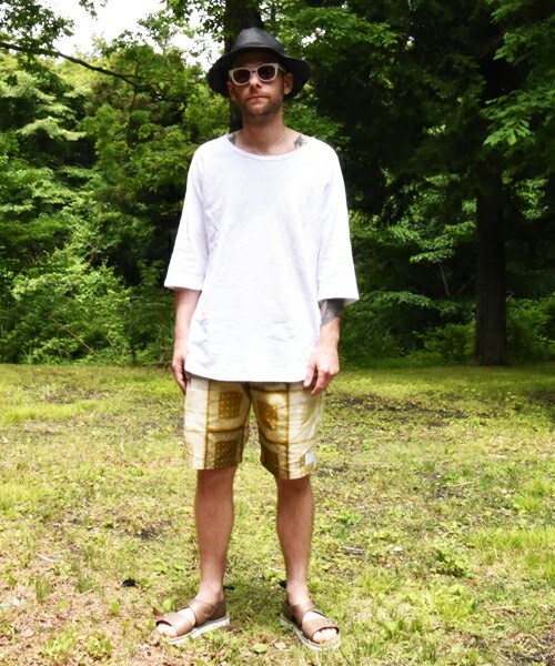 VIRGOwearworks（ヴァルゴウェアワークス）の「Intersection BB shorts ペイズリー柄 ショートパンツ（パンツ・メンズ・YELLOW・2/3/4）」の3枚目の写真