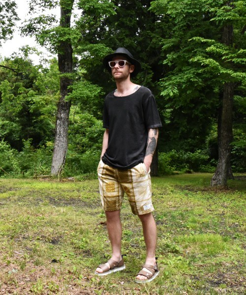 VIRGOwearworks（ヴァルゴウェアワークス）の「Intersection BB shorts ペイズリー柄 ショートパンツ（パンツ・メンズ・YELLOW・2/3/4）」の8枚目の写真