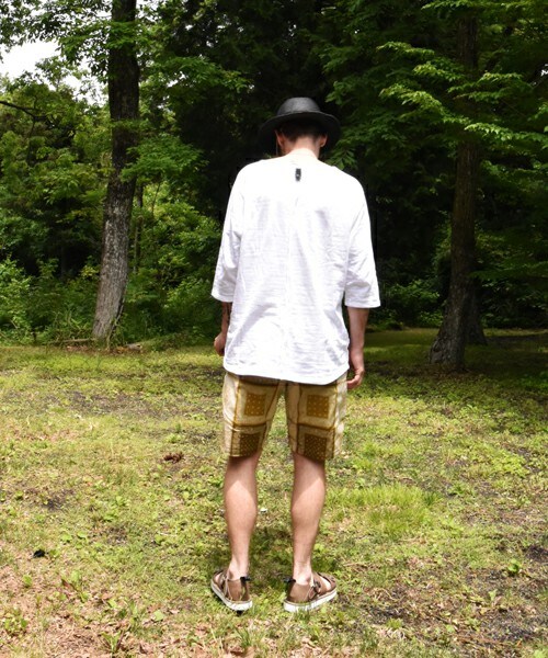 VIRGOwearworks（ヴァルゴウェアワークス）の「Intersection BB shorts ペイズリー柄 ショートパンツ（パンツ・メンズ・YELLOW・2/3/4）」の5枚目の写真