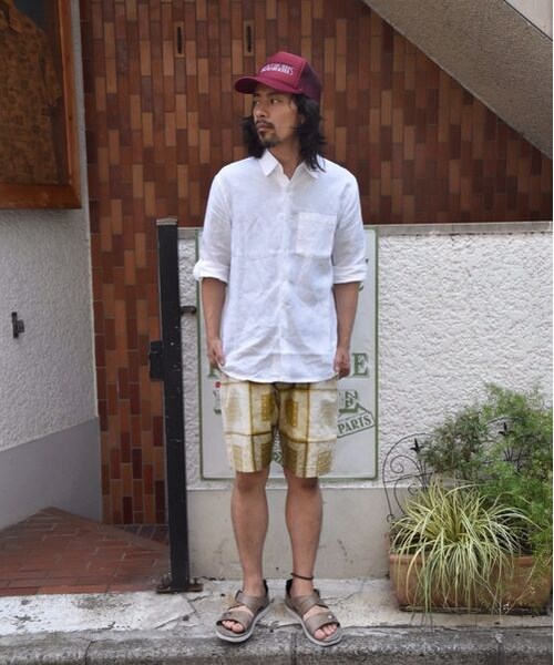 VIRGOwearworks（ヴァルゴウェアワークス）の「Intersection BB shorts ペイズリー柄 ショートパンツ（パンツ・メンズ・YELLOW・2/3/4）」の9枚目の写真