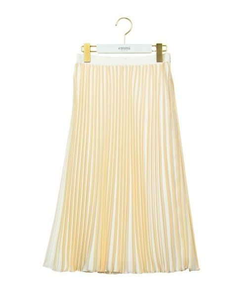 emmi（エミ）の「【emmi atelier】プリーツスカート（膝丈スカート  