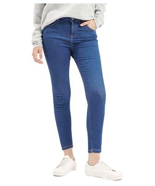 TOPSHOP(トップショップ)の「Topshop Moto 'Jamie' High Rise Skinny Jeans (Indigo) (Petite)(デニムパンツ・レディース・Blue・24 (23 US)/25 (24 US)/28 (27 US)/32 (30-31 US))」の1枚目の写真