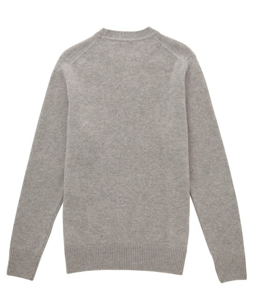 Maison Kitsune（メゾンキツネ）の「Lambswool R-Neck PO（トップス・メンズ・ブラック/グレー・XS/S/M/L）」の4枚目の写真