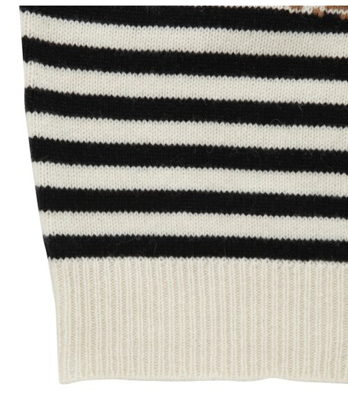 Maison Kitsune（メゾンキツネ）の「Fox Head St Sweater（トップス・メンズ・ブラック・XS/S/M/L）」の7枚目の写真