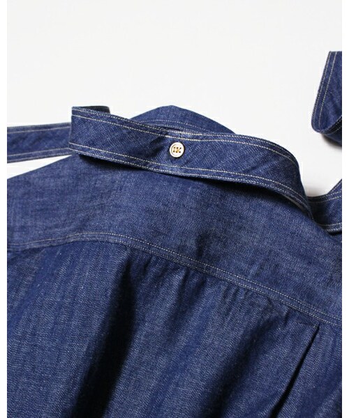 45R（フォーティファイブアール）の「モンプチデニムリボンシャツ