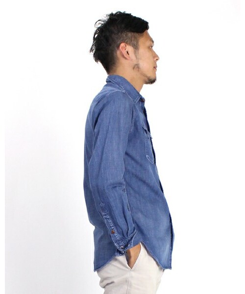 45R（フォーティファイブアール）の「モンプチデニムイースタンシャツ  