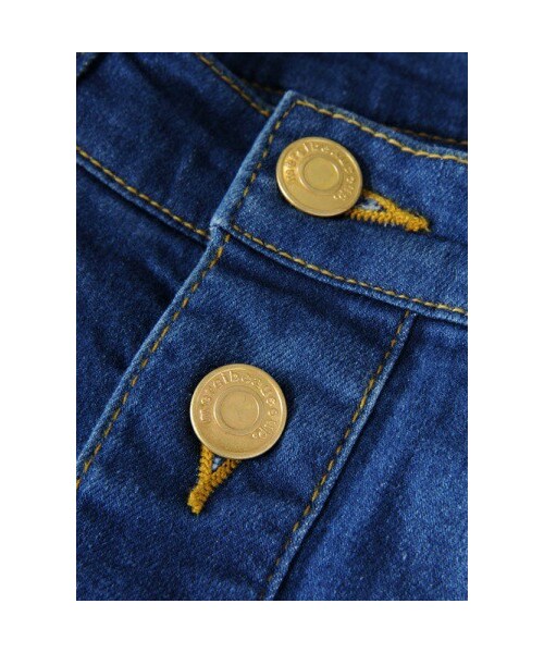 mercibeaucoup,（メルシーボークー）の「メルシーボークー、 / Ｂ：デニム / スカート（スカート・レディース・blue/black・0/01）」の3枚目の写真