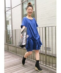メルシーボークー トップス ワンピース mercibeaucoup チェック柄 メルシーボークー トップス ワンピース mercibeaucoup チェック