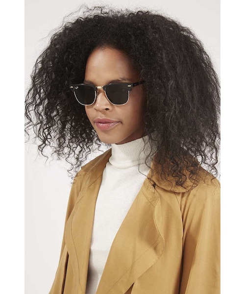Ray-Ban（レイバン）の「Ray-ban **ebony clubmaster（サングラス・レディース・Black・ONE）」の2枚目の写真