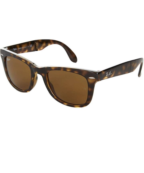 Ray-Ban(レイバン)の「Ray-ban **folding wayfarer(サングラス・レディース・Brown・ONE)」の1枚目の写真