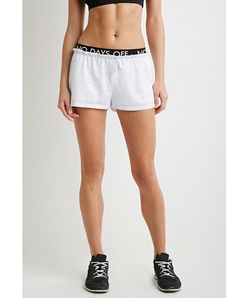 FOREVER 21（フォーエバー トゥエンティーワン）の「FOREVER 21 No Days Off Mesh Shorts（その他パンツ・レディース・Blue/White・X-Small/Small/Medium/Large）」の12枚目の写真