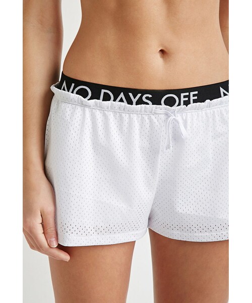 FOREVER 21（フォーエバー トゥエンティーワン）の「FOREVER 21 No Days Off Mesh Shorts（その他パンツ・レディース・Blue/White・X-Small/Small/Medium/Large）」の11枚目の写真