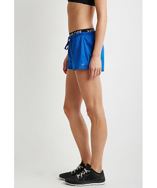 FOREVER 21（フォーエバー トゥエンティーワン）の「FOREVER 21 No Days Off Mesh Shorts（その他パンツ・レディース・Blue/White・X-Small/Small/Medium/Large）」の7枚目の写真