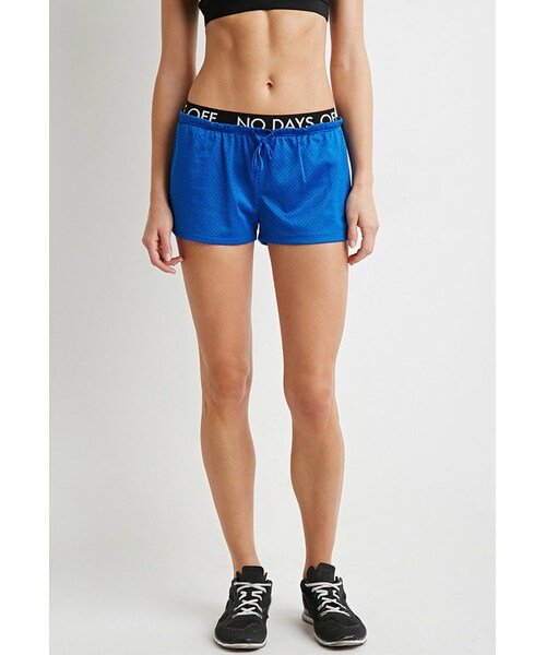 FOREVER 21（フォーエバー トゥエンティーワン）の「FOREVER 21 No Days Off Mesh Shorts（その他パンツ・レディース・Blue/White・X-Small/Small/Medium/Large）」の8枚目の写真