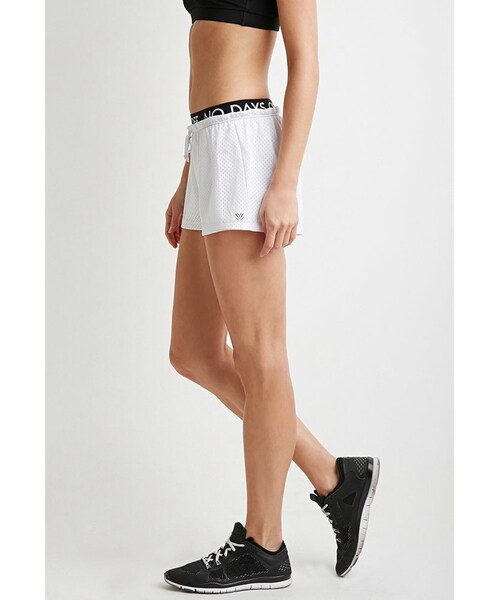FOREVER 21（フォーエバー トゥエンティーワン）の「FOREVER 21 No Days Off Mesh Shorts（その他パンツ・レディース・Blue/White・X-Small/Small/Medium/Large）」の4枚目の写真
