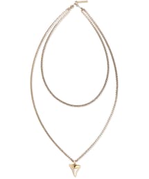 GIVENCHY | Givenchy Small Shark Tooth Double-Strand Necklace(ネックレス)