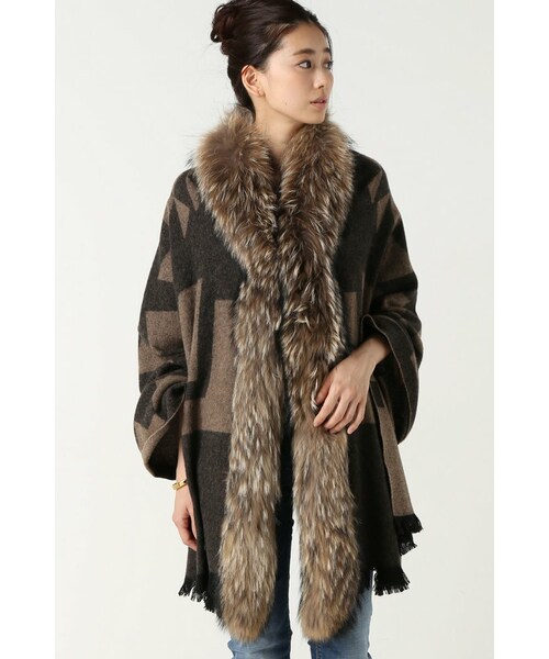 ✴︎美品✴︎Deuxieme Classe BAZAR DELUXEストール Deuxieme Classe（ドゥーズィエムクラス）の「BAZAR DELUXE ファーツキ