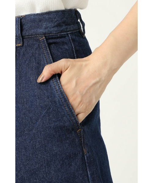 IENA SLOBE☻デニムガウチョ SLOBE IENA（スローブイエナ）の「デニムガウチョパンツ