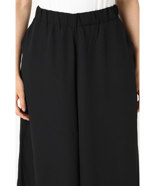 B.C STOCK（ベーセーストック）の「ジョーゼットガウチョパンツ（パンツ・レディース・ブラック/カーキ・フリー）」の6枚目の写真