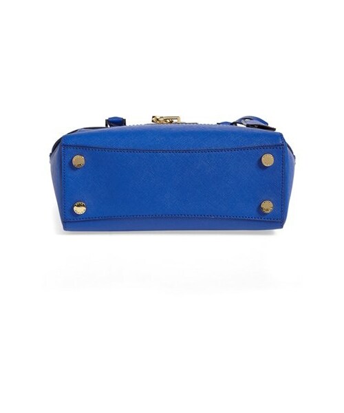 MICHAEL KORS（マイケルコース）の「MICHAEL Michael Kors 'Medium Hamilton' Saffiano Leather Tote（トートバッグ・レディース・Blue/Pink・One Size）」の7枚目の写真