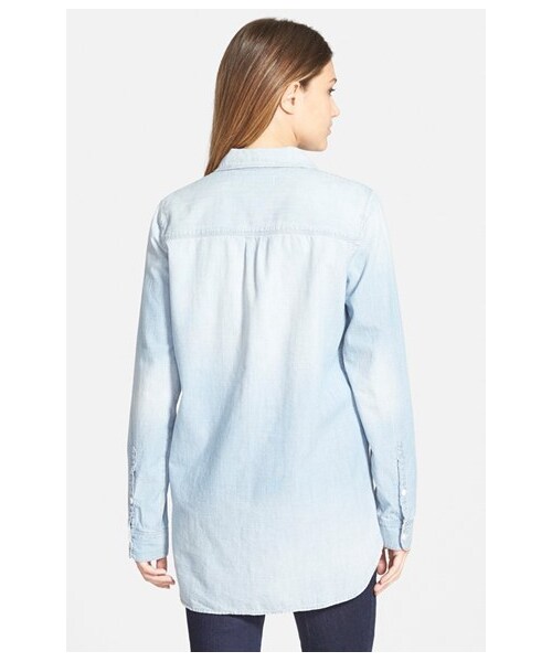 madewell（メイドウェル）の「Madewell 'Perfect' Chambray Shirt（シャツ/ブラウス・レディース・Blue・Large/Medium/Small/X-Large/X-Small/XX-Small）」の3枚目の写真