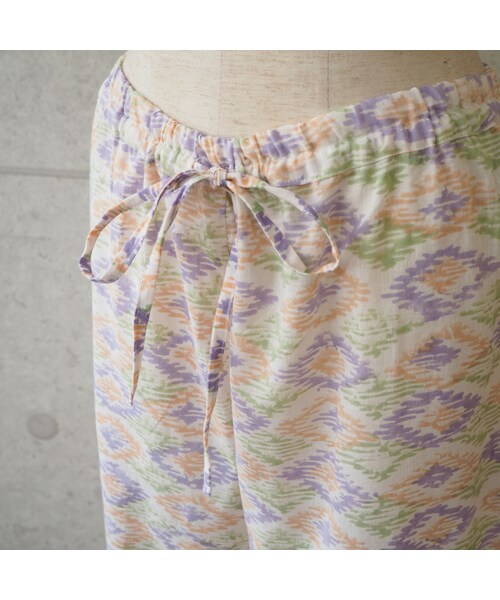 STORES.jp（ストアーズドットジェーピー）の「ikat柄コットンカディパジャマ（ルームウェア/パジャマ・レディース・その他）」の6枚目の写真