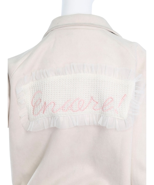 merry jenny（メリージェニー）の「encore!フリルブルゾン（ジャケット/アウター・レディース・アイボリー/ブラック/ベージュ・F）」の17枚目の写真