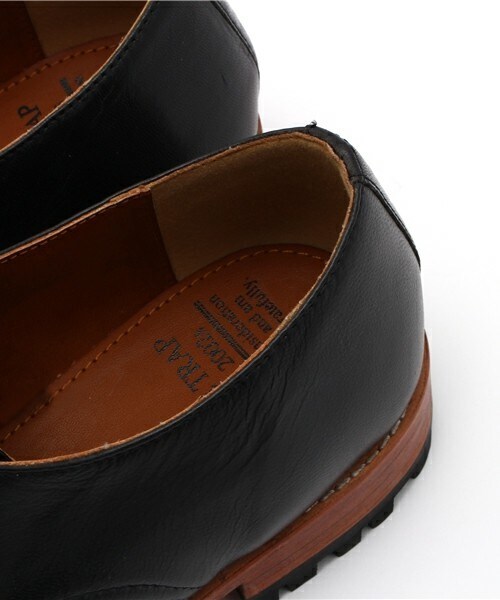 RATTLE TRAP（ラトルトラップ）の「レザーシューズ【山羊革(スムース)】（ドレスシューズ・メンズ・ブラック/ダークブラウン/キャメル・SMALL/MEDIUM/LARGE/LL）」の9枚目の写真