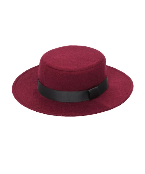 PAMEO POSE（パメオポーズ）の「NAILS HAT（ハット・レディース・ブラック/レッド・F）」の2枚目の写真