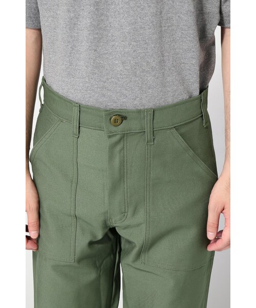 JOURNAL STANDARD relume(ジャーナルスタンダード レリューム)の「GUNG HO / ガンホー: 4POCKET FATIGUE BACK SATIN / パンツ(パンツ・メンズ・カーキ・30/32/34)」の6枚目の写真