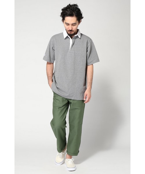 JOURNAL STANDARD relume(ジャーナルスタンダード レリューム)の「GUNG HO / ガンホー: 4POCKET FATIGUE BACK SATIN / パンツ(パンツ・メンズ・カーキ・30/32/34)」の2枚目の写真