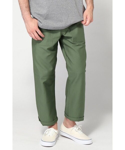 JOURNAL STANDARD relume(ジャーナルスタンダード レリューム)の「GUNG HO / ガンホー: 4POCKET FATIGUE BACK SATIN / パンツ(パンツ・メンズ・カーキ・30/32/34)」の1枚目の写真