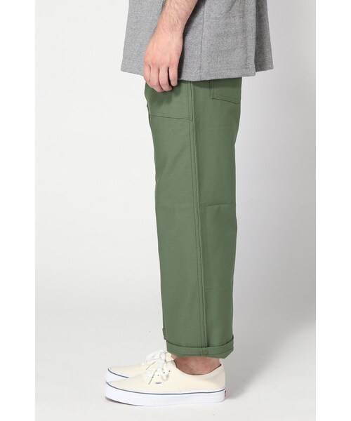 JOURNAL STANDARD relume(ジャーナルスタンダード レリューム)の「GUNG HO / ガンホー: 4POCKET FATIGUE BACK SATIN / パンツ(パンツ・メンズ・カーキ・30/32/34)」の4枚目の写真