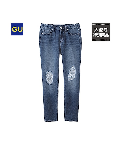 GU（ジーユー）の「（GU）スキニージーンズＦ（WOMEN ⁄ ジーンズ・レディース・BLACK/BLUE・L/M/XL/S）」の3枚目の写真