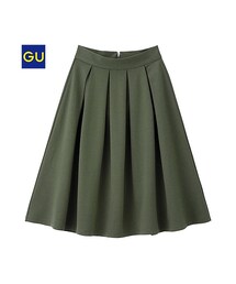 GU | （GU）バックジップフレアスカート(スカート)