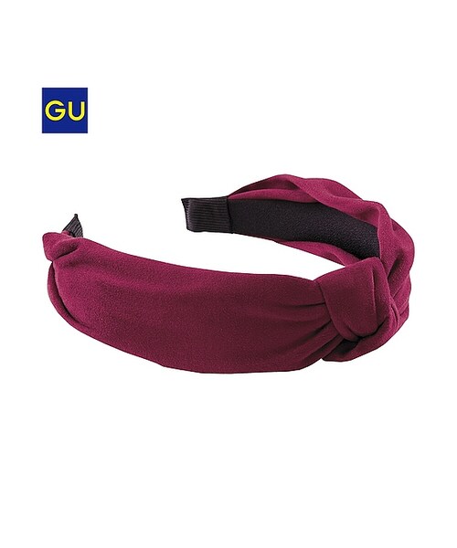 GU（ジーユー）の「（GU）カチューシャB（WOMEN ⁄ アクセサリー・レディース・BLACK/WINE/GRAY・-）」の3枚目の写真