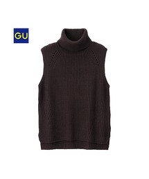 GU | （GU）タートルネックベスト(トップス)