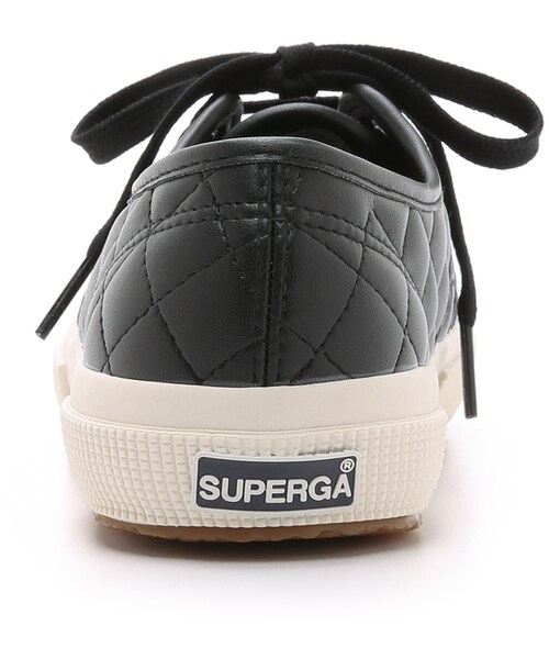 SUPERGA（スペルガ）の「Superga 2750 Quilted Sneakers（スニーカー・レディース・Black/White・6/6.5/7/7.5/8/8.5/9/9.5/10）」の4枚目の写真