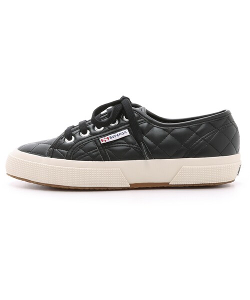 SUPERGA（スペルガ）の「Superga 2750 Quilted Sneakers（スニーカー・レディース・Black/White・6/6.5/7/7.5/8/8.5/9/9.5/10）」の3枚目の写真